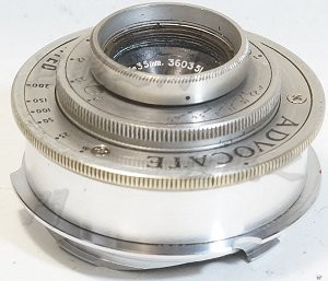 ILFORD Advocate Dallmeyer 35mm f4.5 殺機取鏡改Leica M 接環