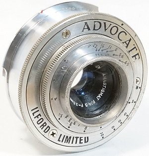 フィルムカメラ ILFORD ADVOCATE / DALLMEYER 35mm f4.5 第十二號 DALLMEYER ANASTIGMAT F/4.5 F=35mm: 少年☆レンズ