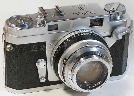 美品 Konika III Hexanon 48mm F2 躊躇い ケース付 整備済 美品 Konika III Hexanon 48mm F2 躊躇い ケース付 整備済