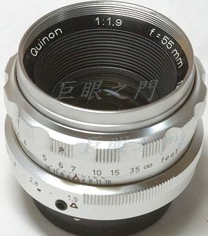 Steinheil München Quinon 55mm f1.9 Praktina FX 接環改M42 接環 Steinheil München Quinon 55mm f1.9 Praktina FX 接環改M42 接環