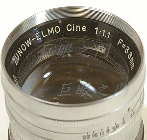 Zunow ELMO-Cine 38mm f1.1 D mount 接環改Fuji XF 接環